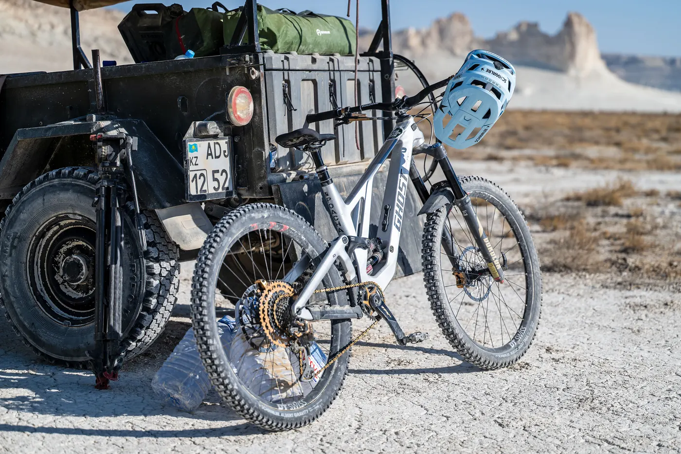 Targon im Einsatz auf einem Trail